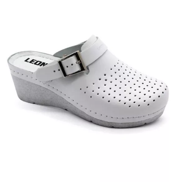 Leon Comfort női Papucs-1000 Fehér