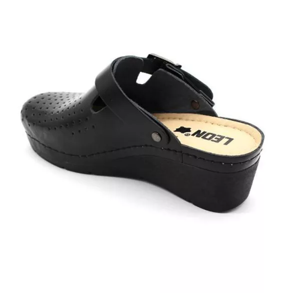 Leon Comfort női Papucs-1000 Fekete