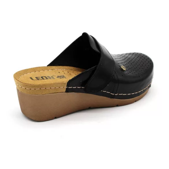 Leon Comfort női papucs-1001 Fekete