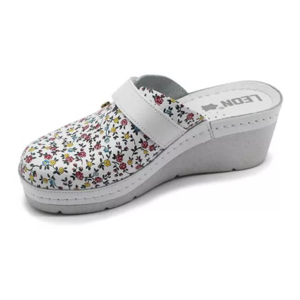 Leon Comfort női papucs-1003 Citrom-virag