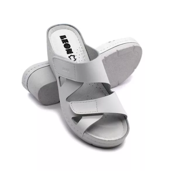 Leon Comfort női papucs-1004 feher-bak