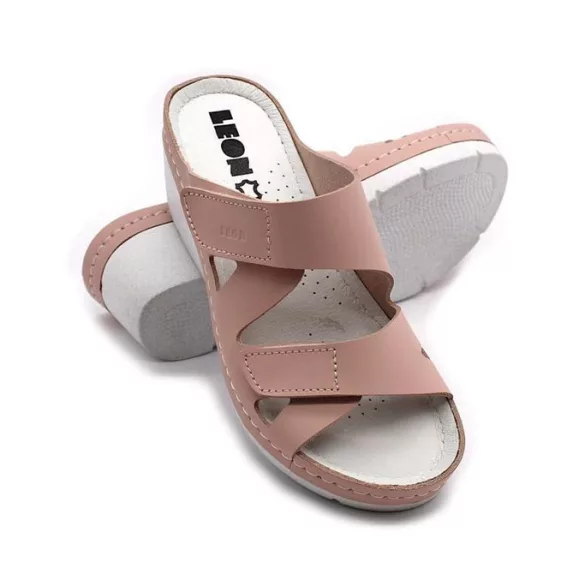 Leon Comfort női papucs-1004 rose-bak