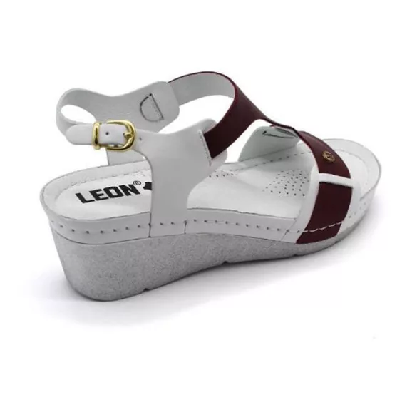 Leon Comfort női szandál-1010 Bordó
