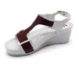 Leon Comfort női szandál-1010 Bordó