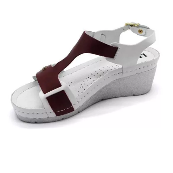 Leon Comfort női szandál-1010 Bordó