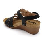 Leon Comfort női szandál-1020 Fekete