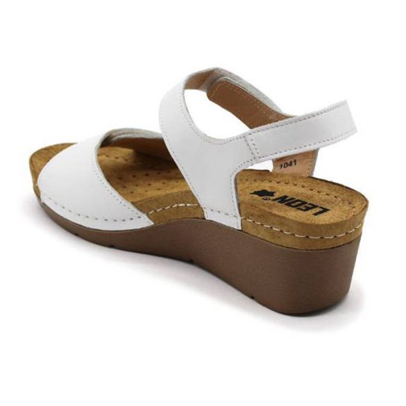 Leon Comfort női szandál-1041 Fehér