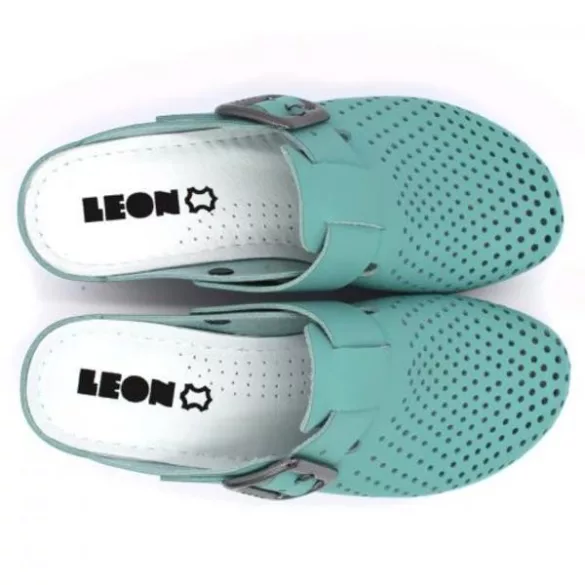 Leon Comfort női papucs-1100 turkiz