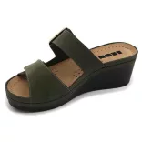 Leon Comfort női papucs-1110 zold