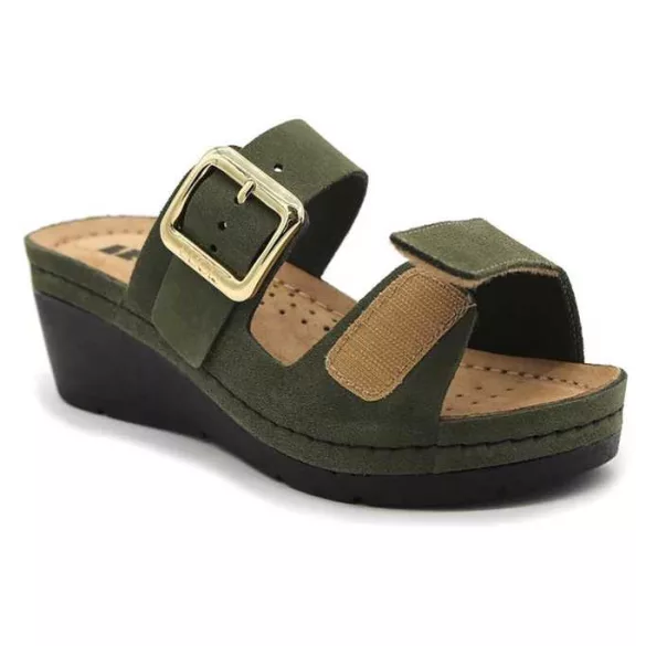 Leon Comfort női papucs-1110 zold