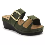 Leon Comfort női papucs-1110 zold