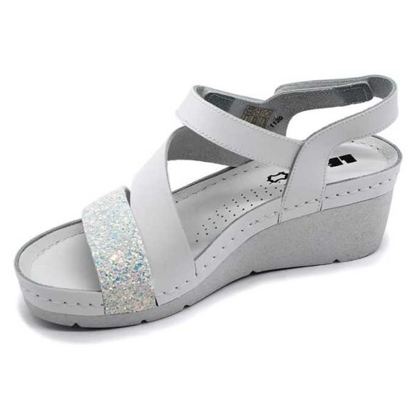 Leon Comfort női szandál-1120 feher