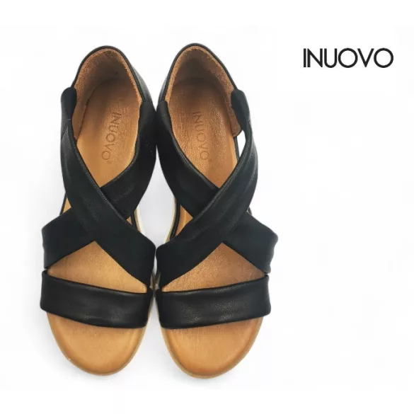 Inuovo női szandál-113012 Black 25