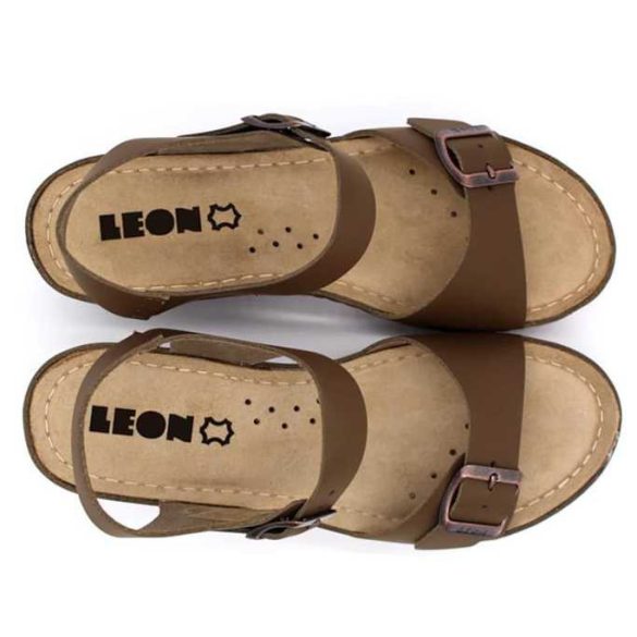 Leon Comfort női szandál-1130 barna