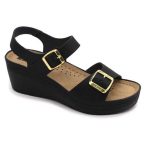 Leon Comfort női szandál-1130 fekete