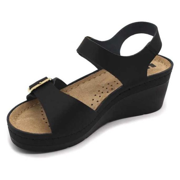 Leon Comfort női szandál-1130 fekete