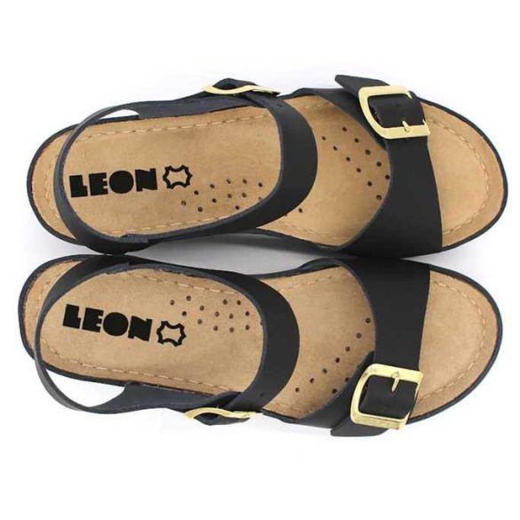 Leon Comfort női szandál-1130 fekete