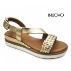 Inuovo női szandál-113114 Gold