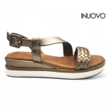 Inuovo női szandál-113114 Metal-ash