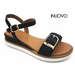 Inuovo női szandál-113115 Black