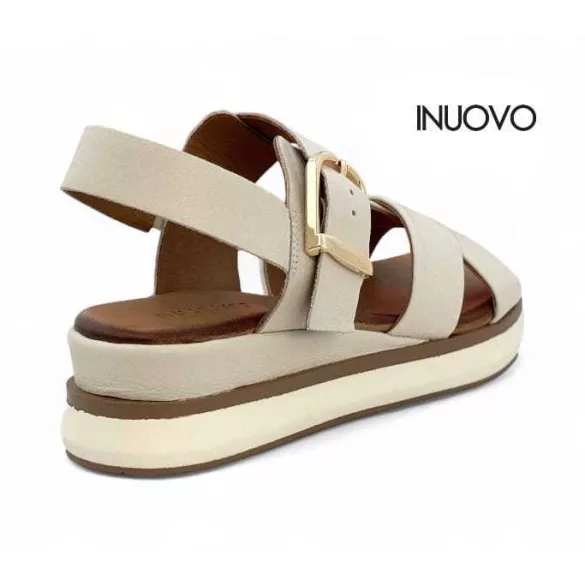 Inuovo női szandál-113117 Crema