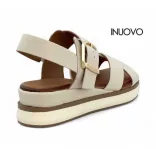 Inuovo női szandál-113117 Crema