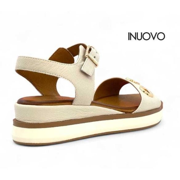 Inuovo női szandál-113125 Crema