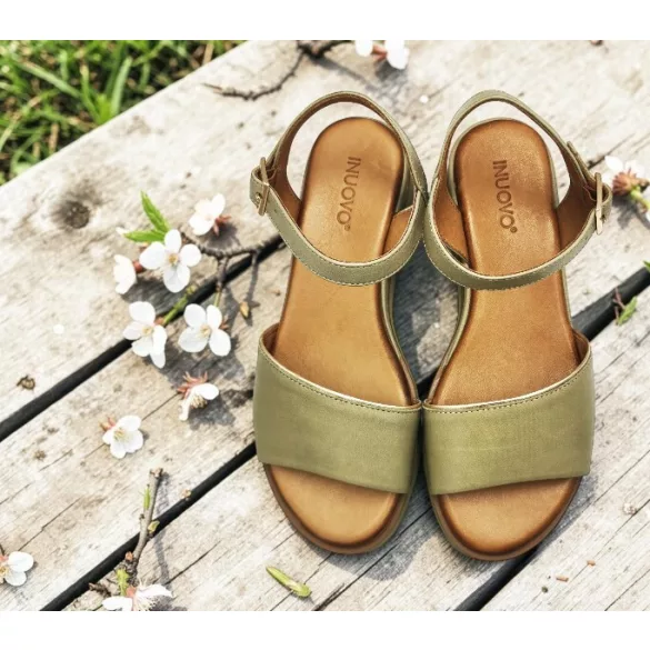 Inuovo női szandál-113140 Green