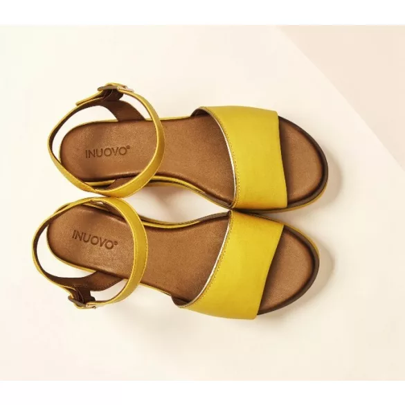 Inuovo női szandál-113140 Yellow