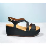 Inuovo női szandál-123106 Black