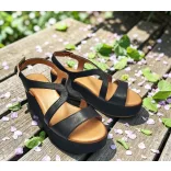 Inuovo női szandál-123106 Black