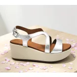 Inuovo női szandál-123106 Silver