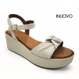 Inuovo női szandál-123108 Crema