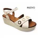 Inuovo női szandál-123127 Crema