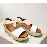 Inuovo női szandál-123132 Crema