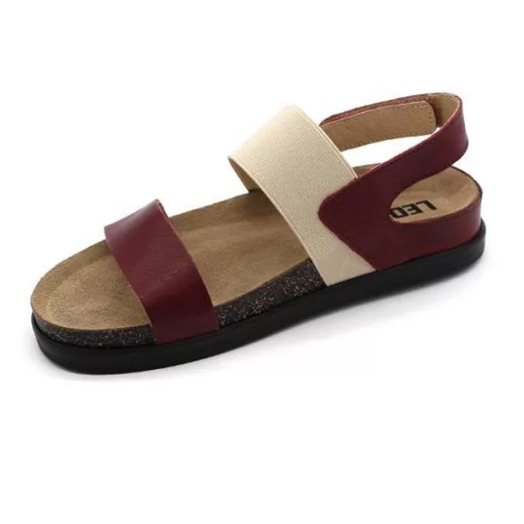 Leon Comfort női szandál-1253 Bordó