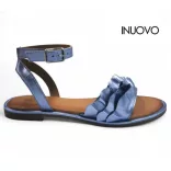 Inuovo női szandál-130015 Metal-blue