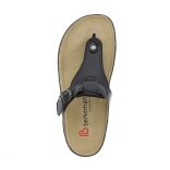 Berkemann női papucs-Mila Fekete