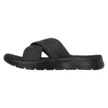 Skechers női papucs-141420-BKGY