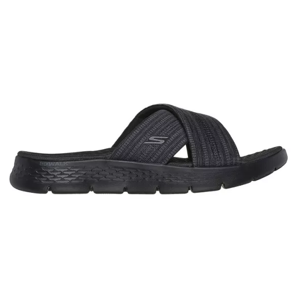 Skechers női papucs-141420-BKGY