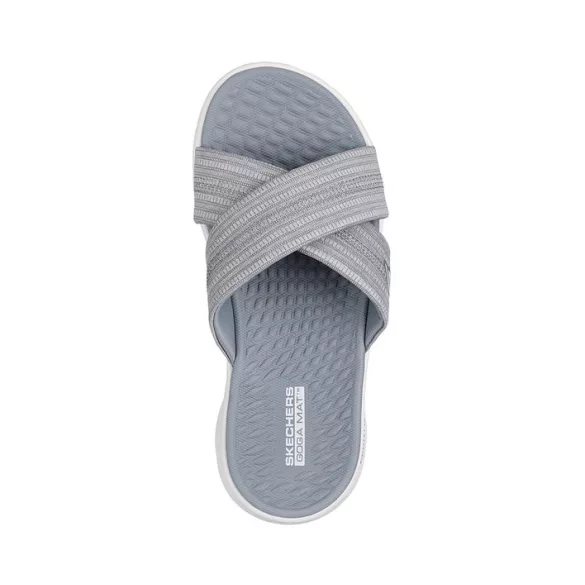 Skechers női papucs-141420-GRY