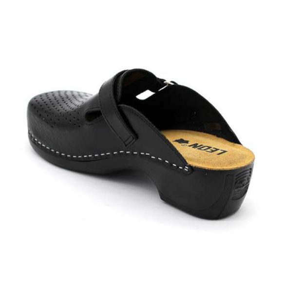 Leon Comfort női papucs-159 Fekete