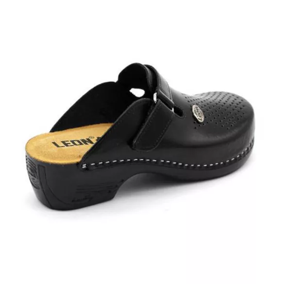 Leon Comfort női papucs-159 Fekete