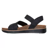 Skechers női szandál-163252-BLK