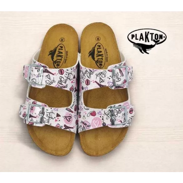 Plakton női papucs-180010-Blanco