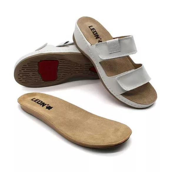 Leon Comfort női papucs-2020 tortfeher