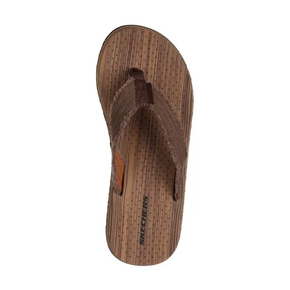 Skechers férfi papucs-205098-BRN