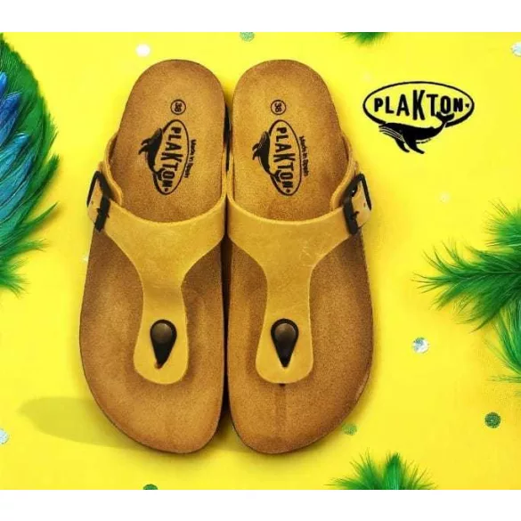 Plakton női papucs-341671-Ocre