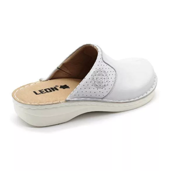 Leon Comfort női papucs-360 Fehér