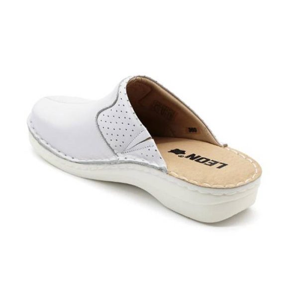Leon Comfort női papucs-360 Fehér
